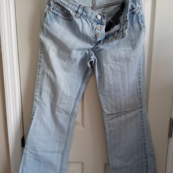 London button-fly boot cut jeans. Very good condition. - Picture 2 of 6